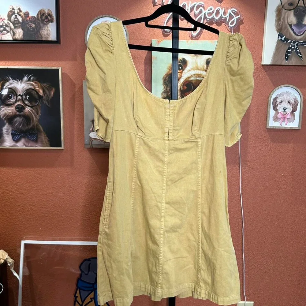 Free People Cheyenne Denim Minidress - Picture 3 of 8